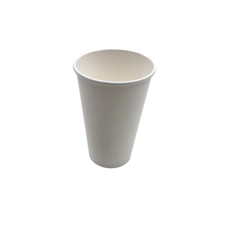 Copo de café de papel 100% biodegradável de 8 onças