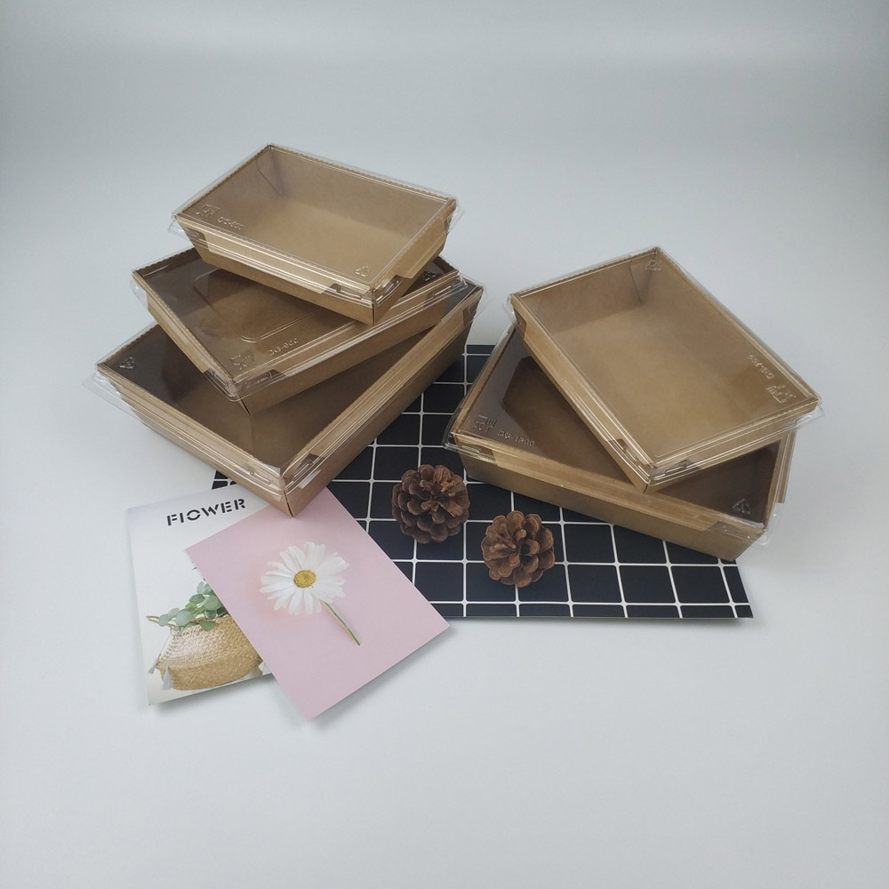 Caixas de papel Kraft com janela