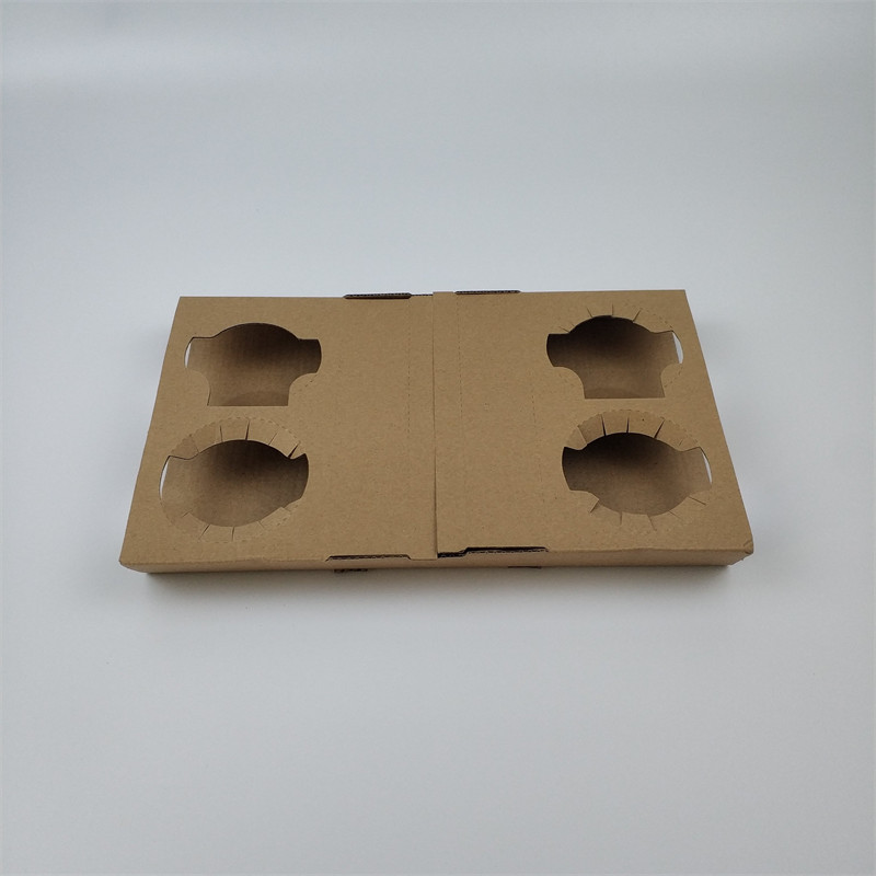 Suporte de copo dobrável de papel para café